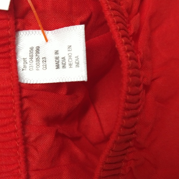 NEW! Toddler Girls Plaid Long-Sleeve 2pc Dress & Bloomers, Red - Cat & Jack 12M - Picture 13 of 13